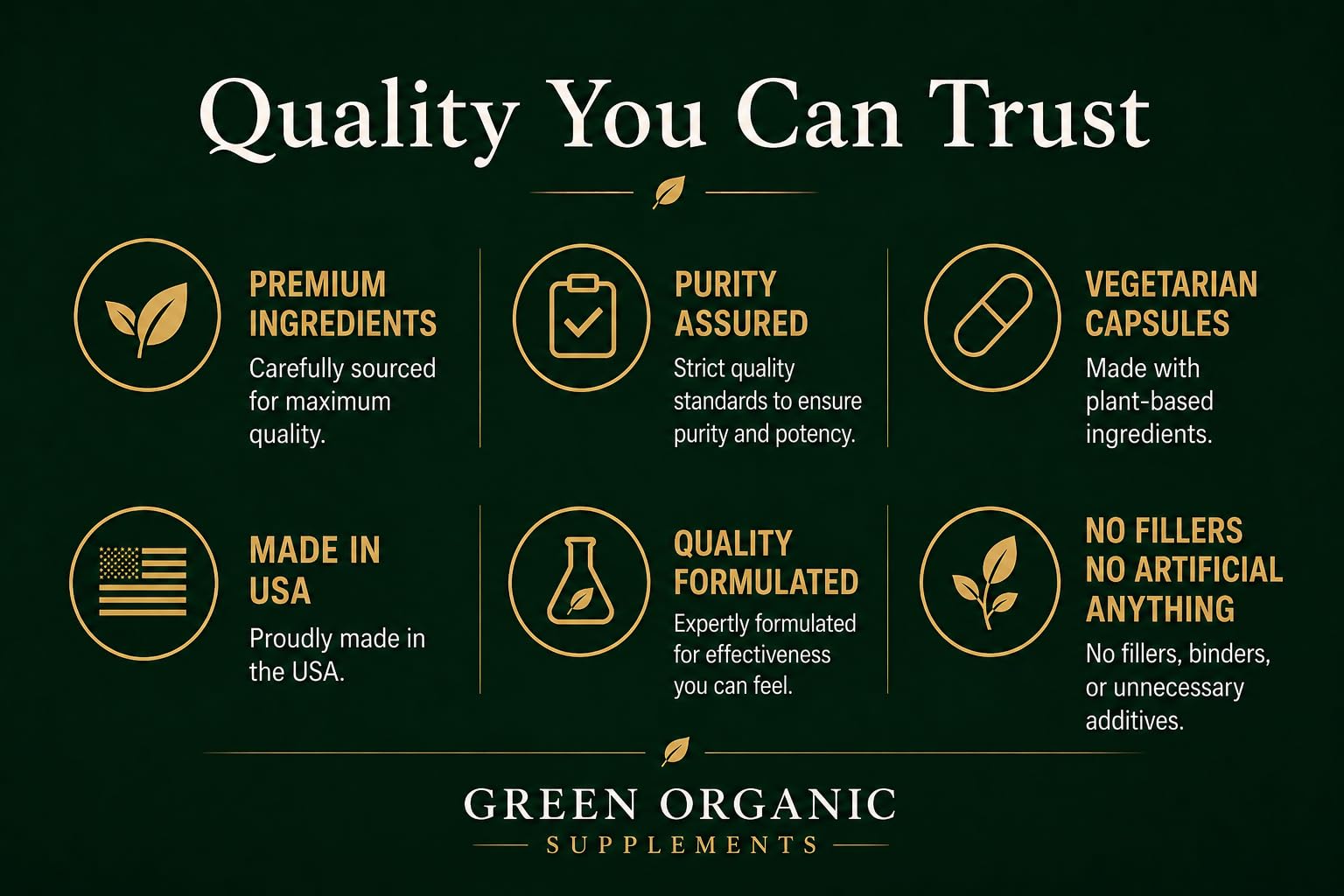 Green Organic Supplements Hawthorn Berry Capsules, Leaf, Flower, Hawthorn Supplements Contains 90 Capsules, Natural Hawthorn Herbs for Cardiovascular Health & Natural Heart Care (Pack of 2)