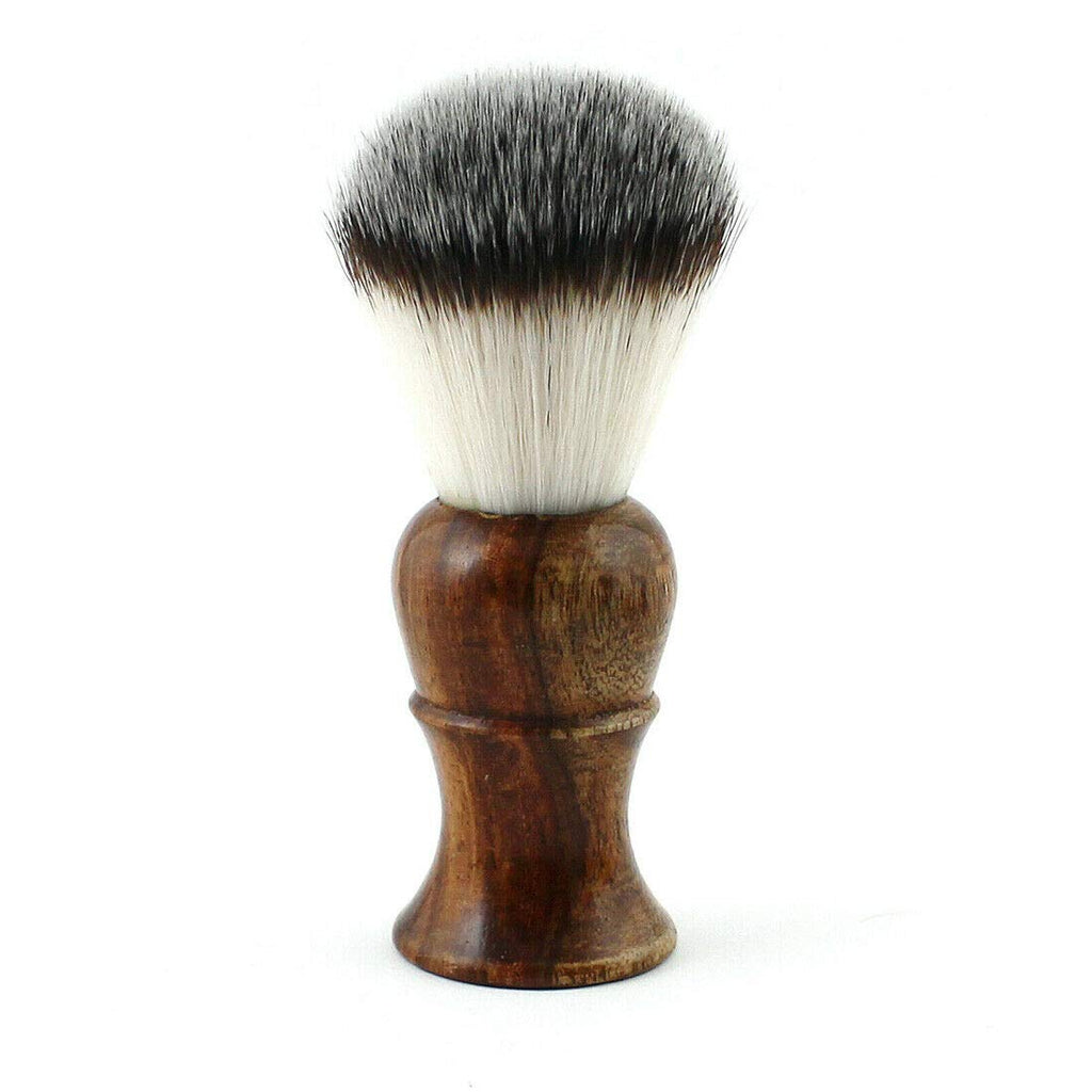 Safety Razor Shaving Kit, Double Edge Razor Blades,Hair shaving Brush wood Handle, Wood Shaving Bowl And Shaving Stand Kit, Wet Shave Grooming Set for Men Best shaving set Gift For Gentleman