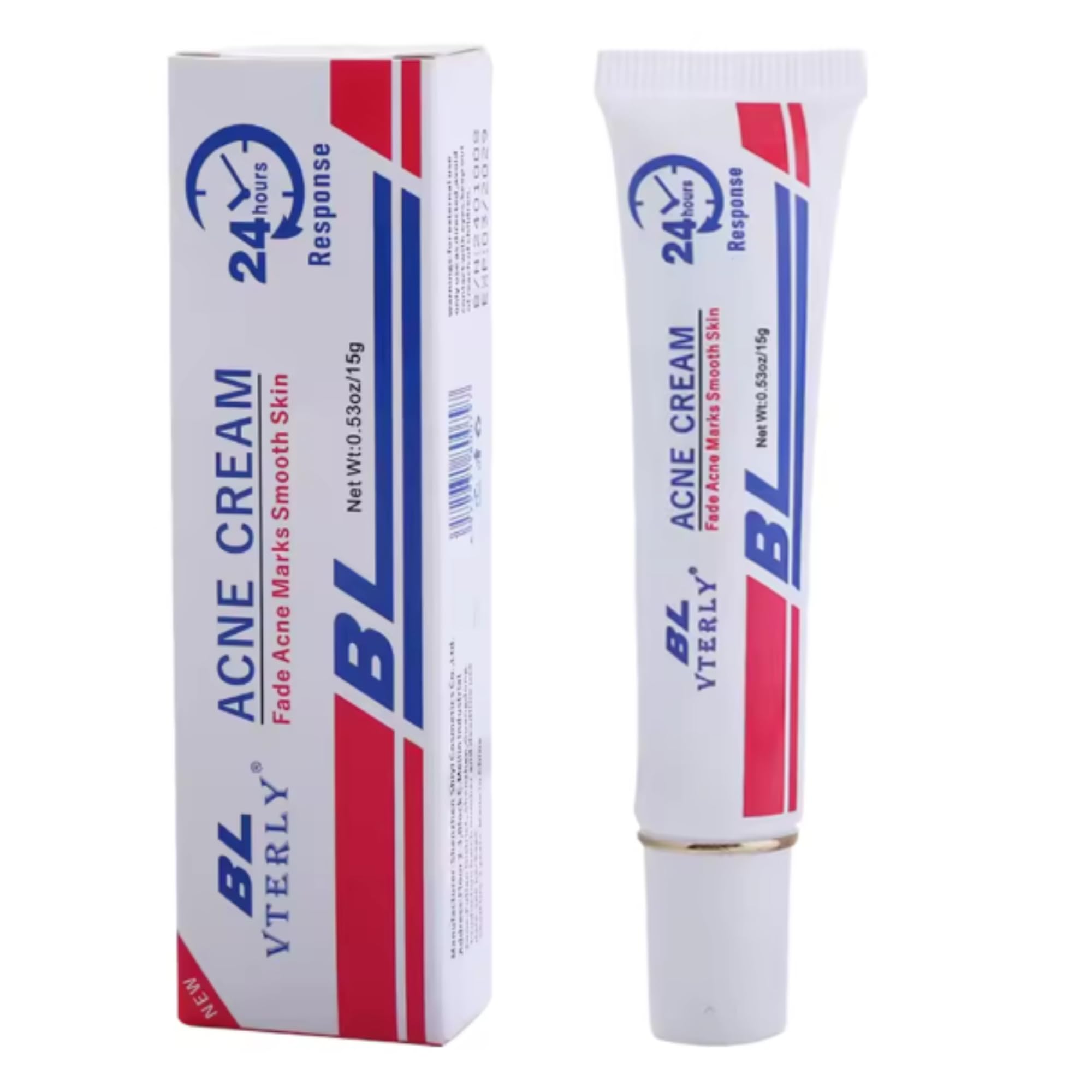Acne Cream Scar Treatment Fast Acting - 24-Hour Spot Reduction, Anti Acne Formula, Sensitive Skin Safe, Includes Rapid Acne Scar Removal, Moisturiser, Deep Pore Cleansing - 15g