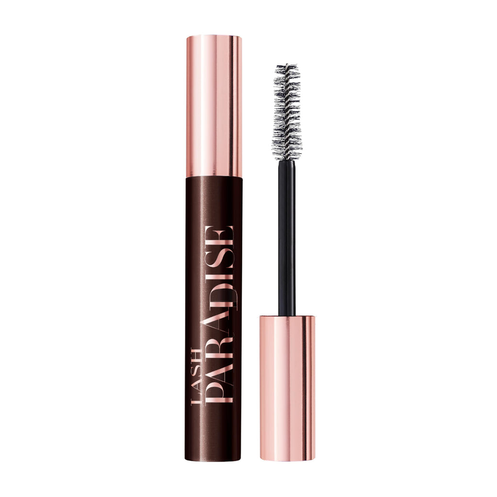 L'Oreal Paris Mascara for Intense Volume and Spectacular Length, Suitable for Sensitive Eyes, Lash Paradise Moonlight Noir Mascara, No. 02 Brown (Brown), 1 Piece