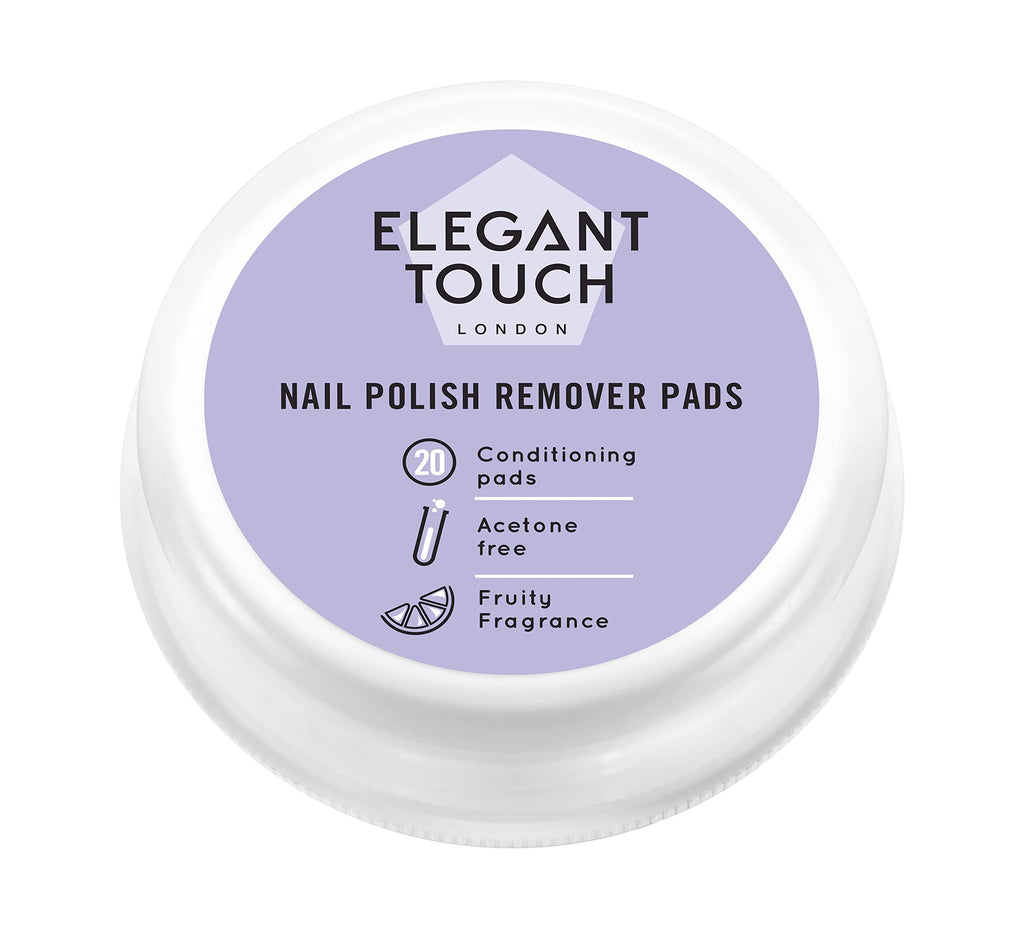 Elegant Touch Nail Polish Remover Pads (with different ingredients and packaging)