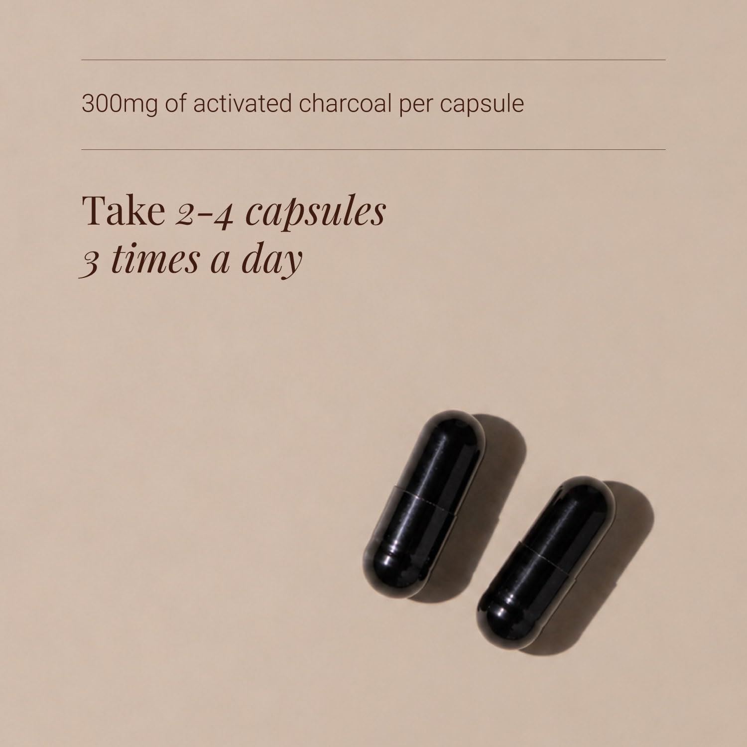 Activated Charcoal Capsules by KIKI Health