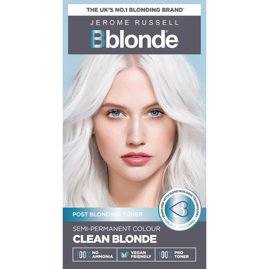 Jerome Russell Bblonde Post Blonding Toner Kit - Clean Blonde, Semi Permanent