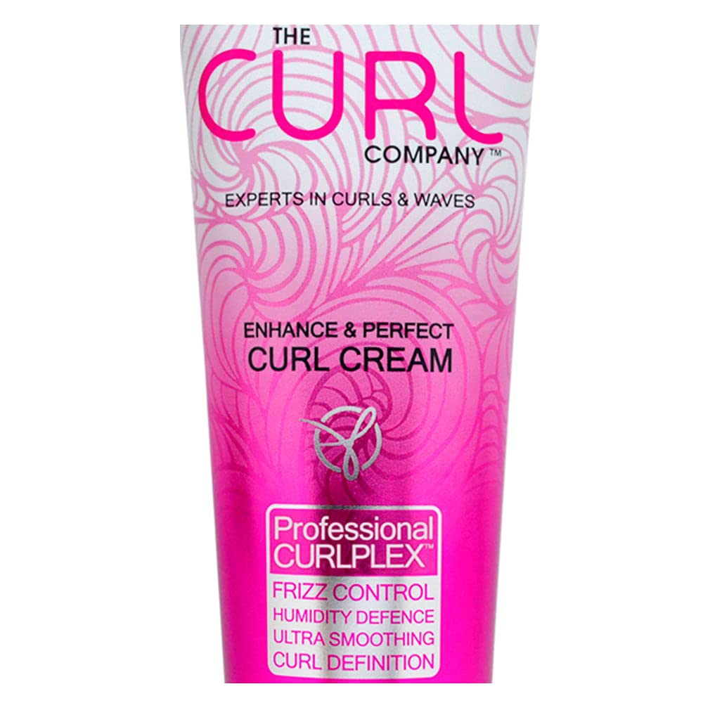 The Curl Company Enhance & Perfect Curl Cream (200ml) - Professionally Formulated with Nourishing Curplex with Moringa Oil. Experts in Curls & Waves