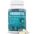 Balance ONE Probiotic for Women & Men, 15 Billion CFU, 12 Strains, 60 Count