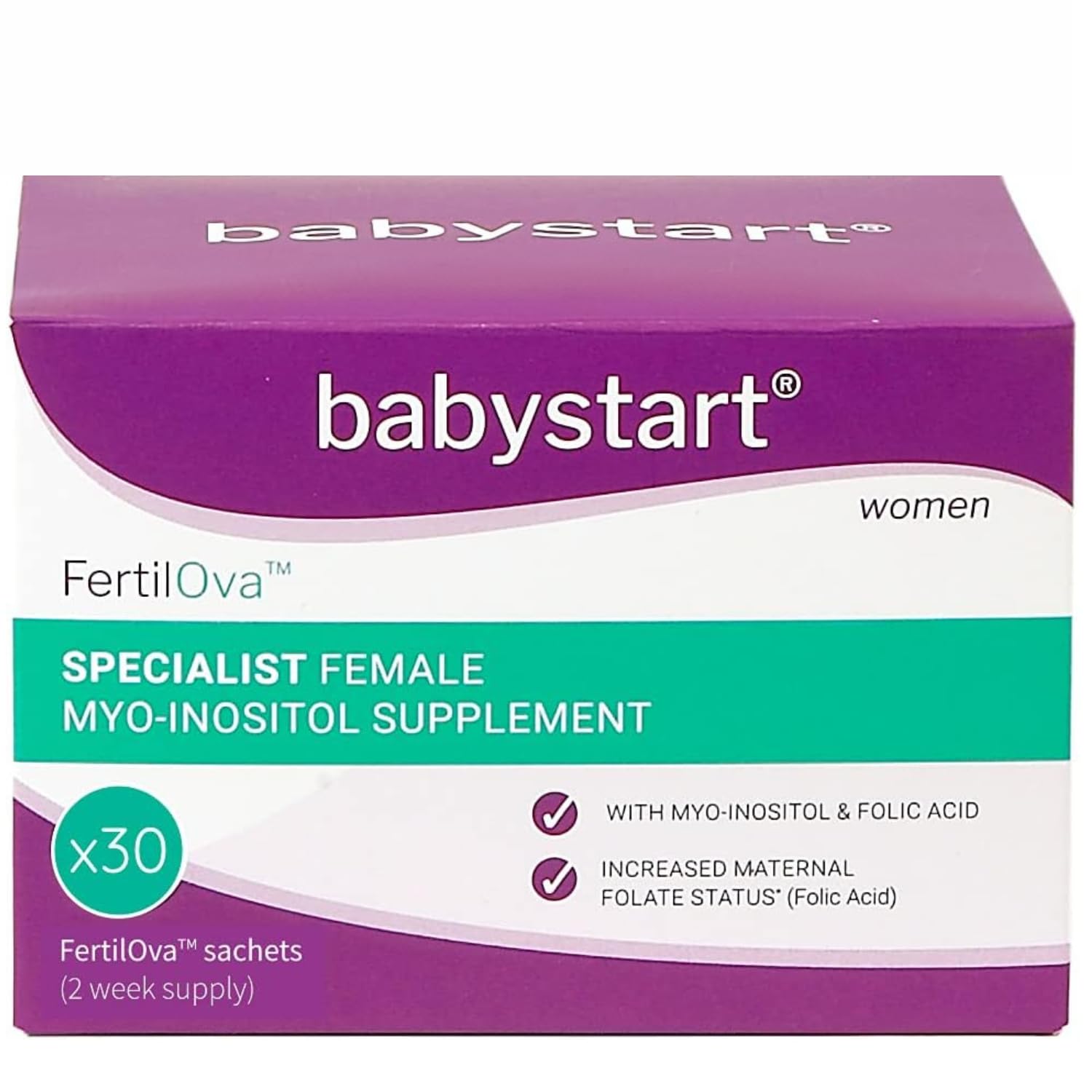 Babystart FertilOva Fertility Supplement for Women - 30 Sachets