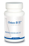BIOTICS RESEARCH Osteo B II Optimal Bone Health Support, Healthy Aging, CaMg, Easy to Swallow Tablet, Purified Chondroitin Sulfates, 180 Tablets