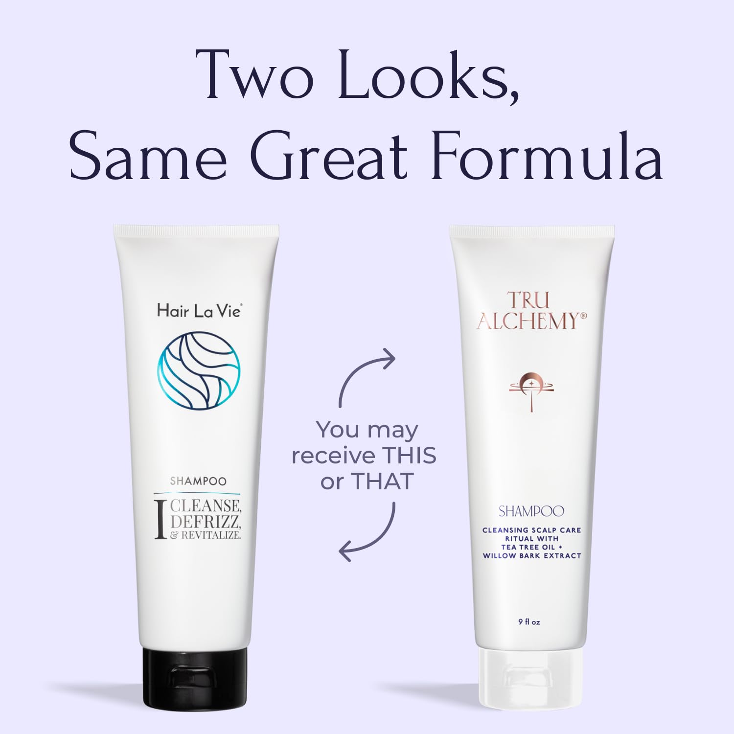 Tru Alchemy Shampoo for Growth, Volume & Scalp Health | Naturally-Derived with Tea Tree & Peppermint Oil plus Keratin & Saw Palmetto | Sulfate & Paraben Free | 9 oz. (2-Pack)