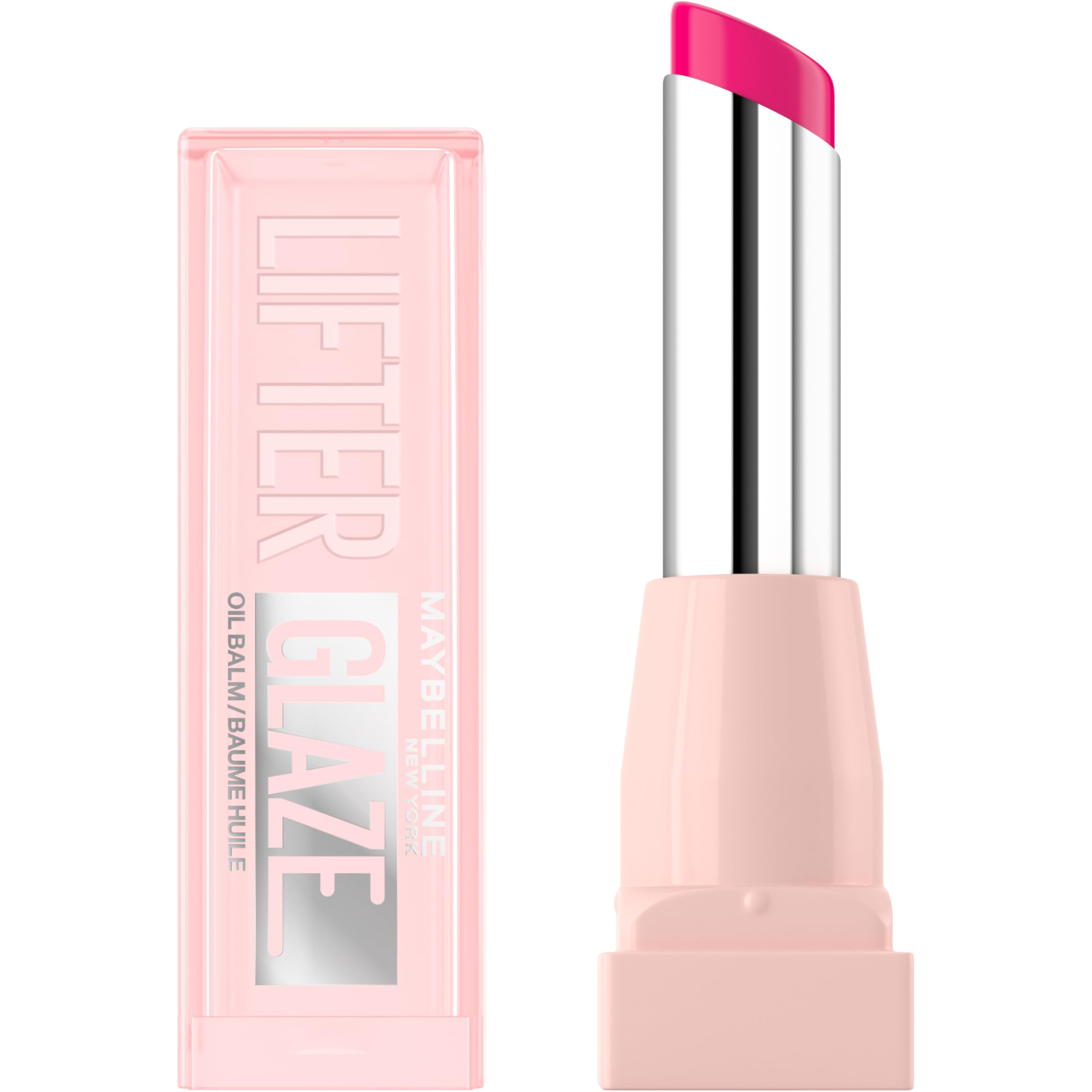 Maybelline Lip Oil Lifter Glaze, Hydrating Lip Balm Shade: Rose Bite