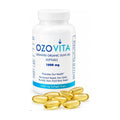 OZOVITA Ozonated Olive Oil Capsules 1000mg – Gut Health & Digestive Support – 60 USDA Organic Softgels, 2-Month Supply – Cold-Process Extra Virgin Olive Oil (EVOO), Non-GMO