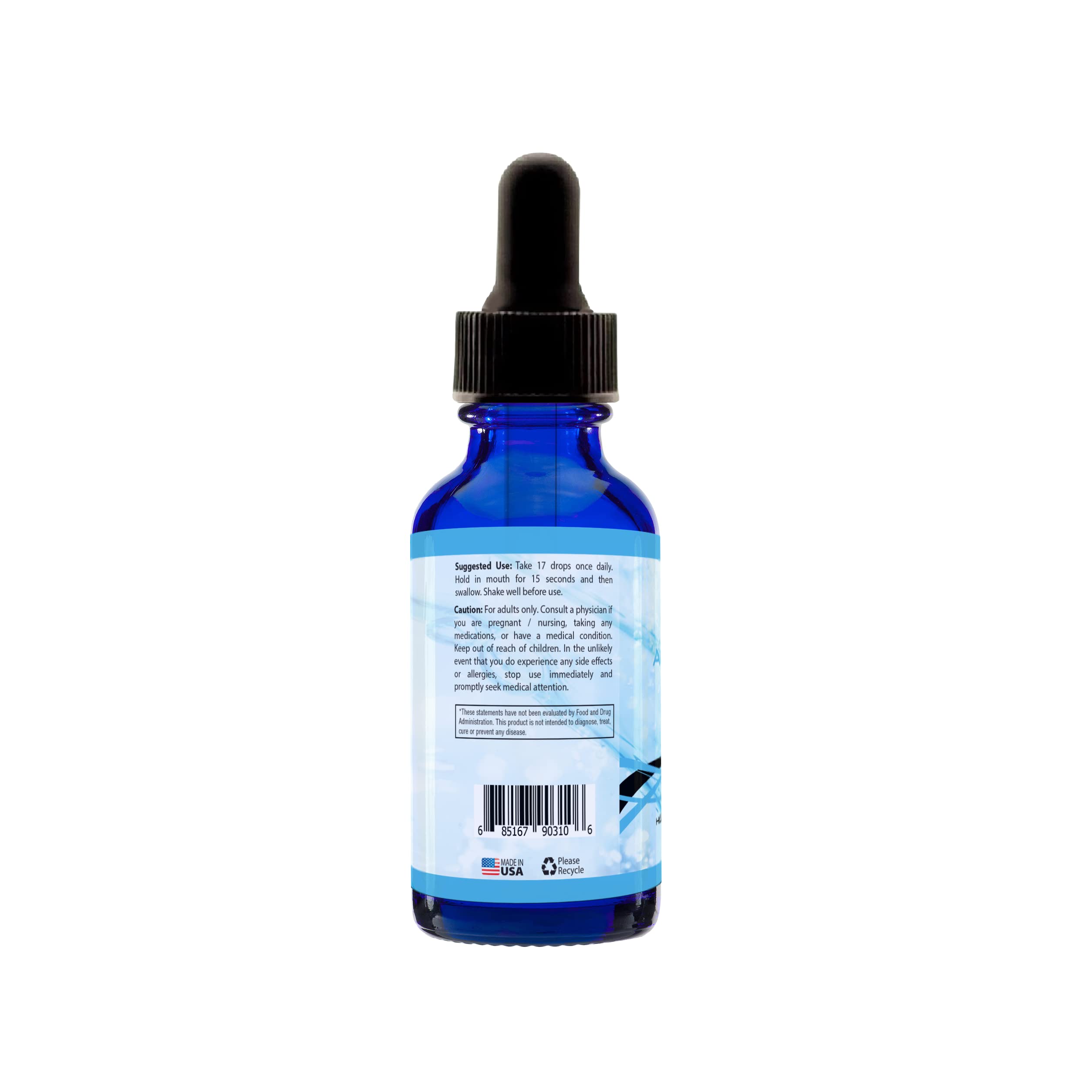Absonutrix DIM (Diindolylmethane) Extract 593 mg, 4 Oz Bottle, 200 Potent Servings, Third-Party Tested Drops, Quick Absorption, Gluten-Free, Third-Party Tested, GMP-Certified, Non-GMO, Made in USA