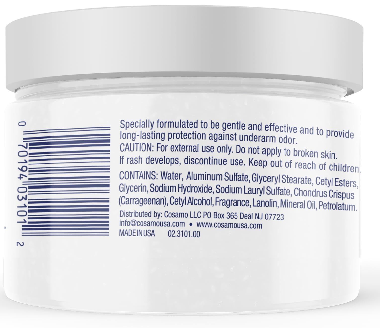Tussy Deodorant Cream, 1.7 Ounce (Pack of 6)
