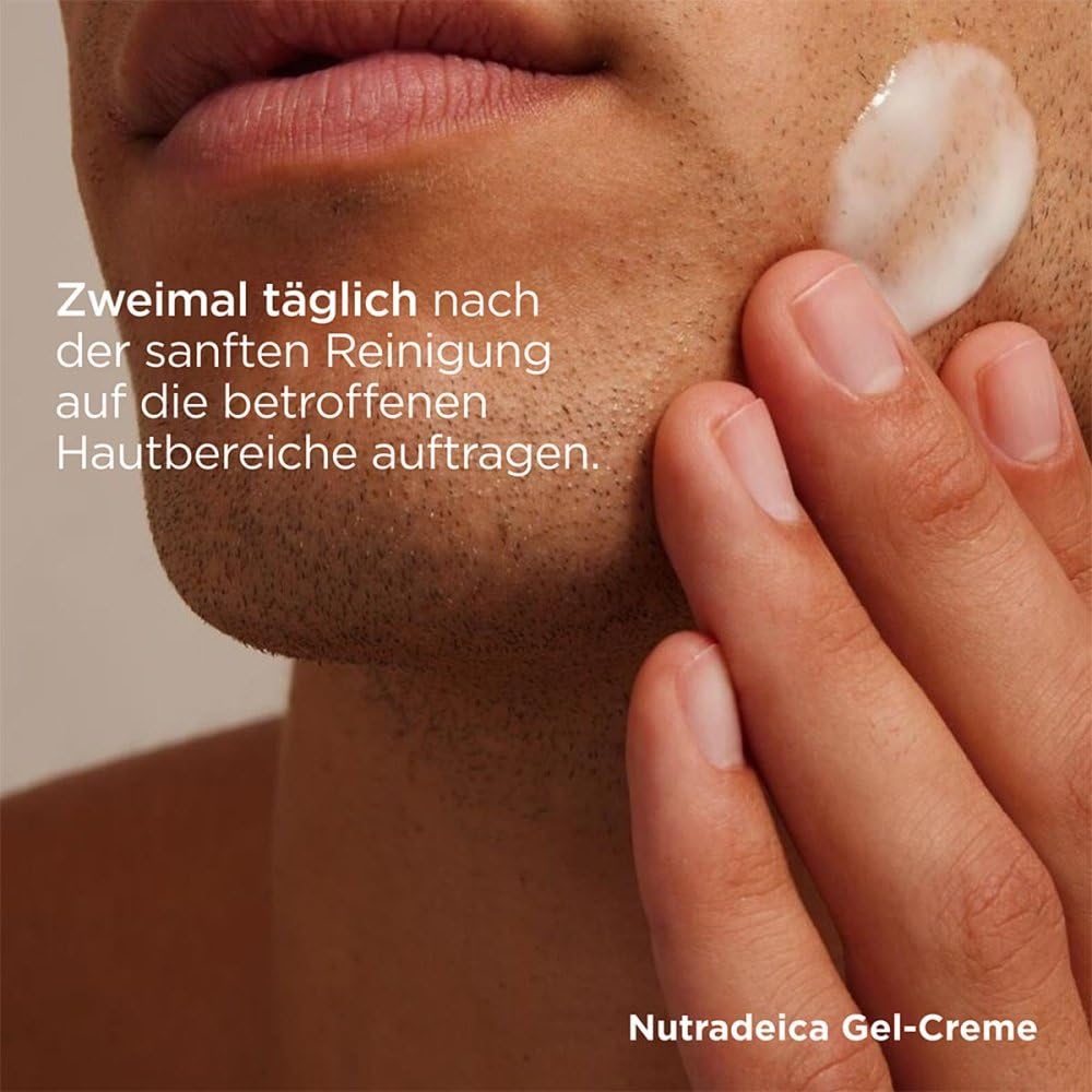 ISDIN Nutradeica Facial Gel Cream 50ml | For Seborrheic Skin | Hydrates, Soothes and Matifies skin