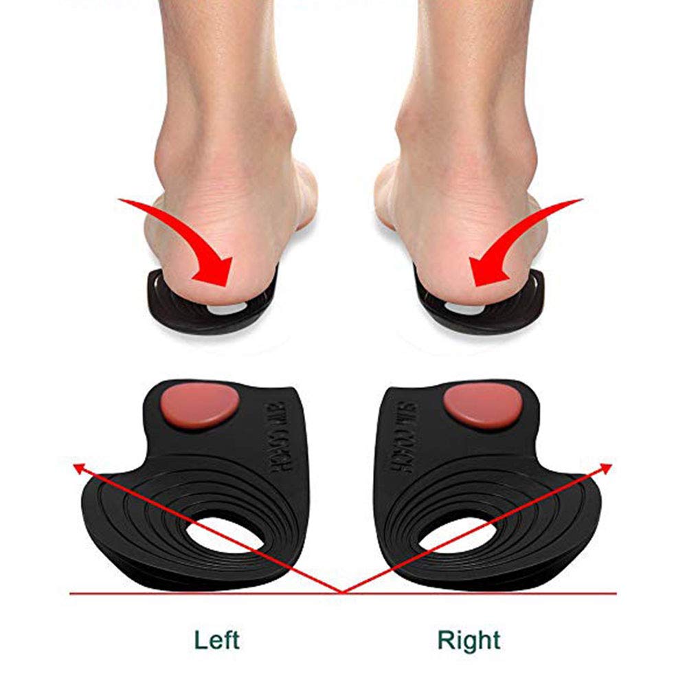 PEDIMEND O/X-Leg Orthopedic Insoles (2PAIR) - for Correcting O-Legs, Arch Collapse, Splayed Feet, etc. - Unisex - Foot Care (S: UK 3.5-5.5)