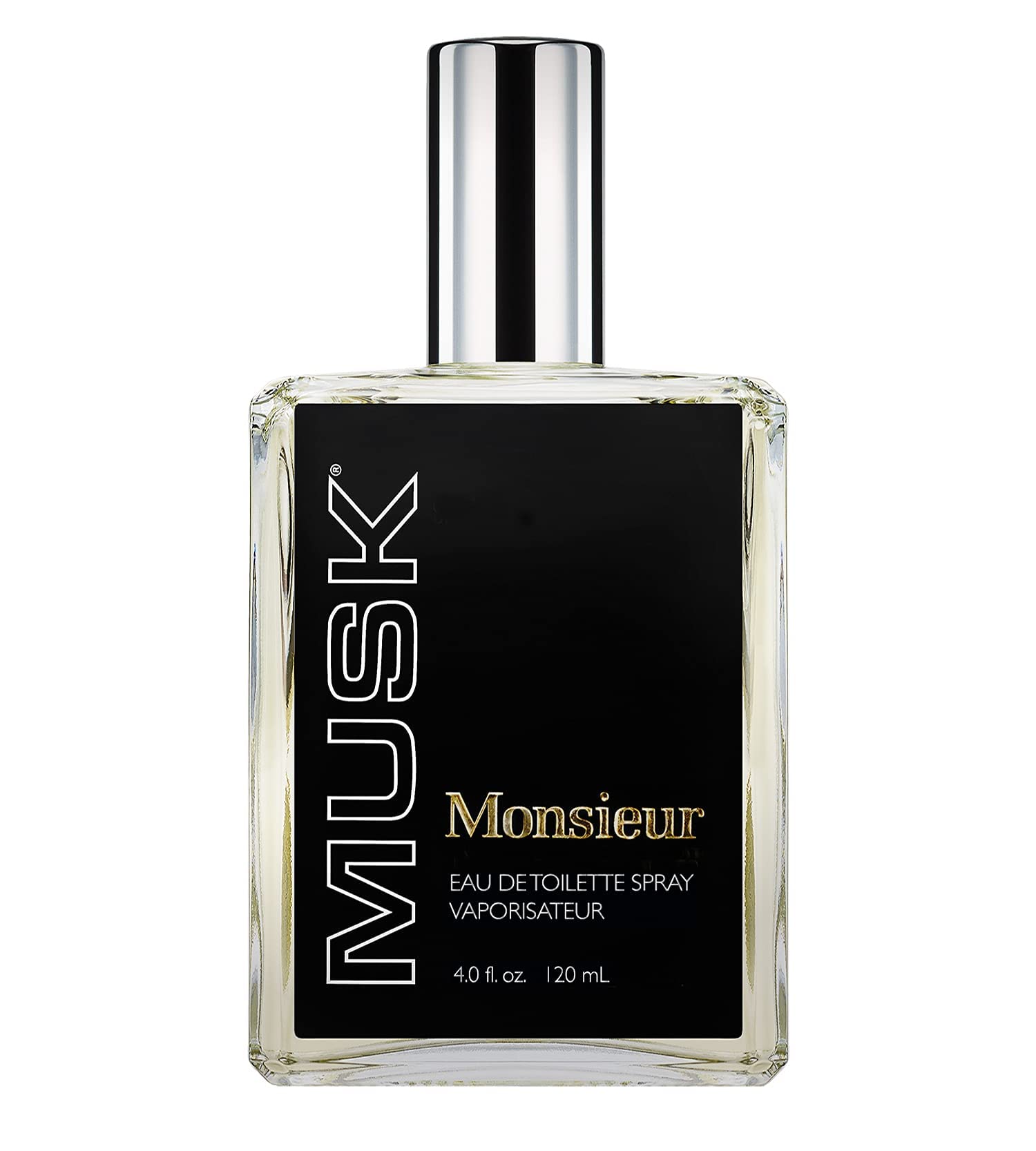Monsieur Musk For Men Cologne Spray, 4 Ounce
