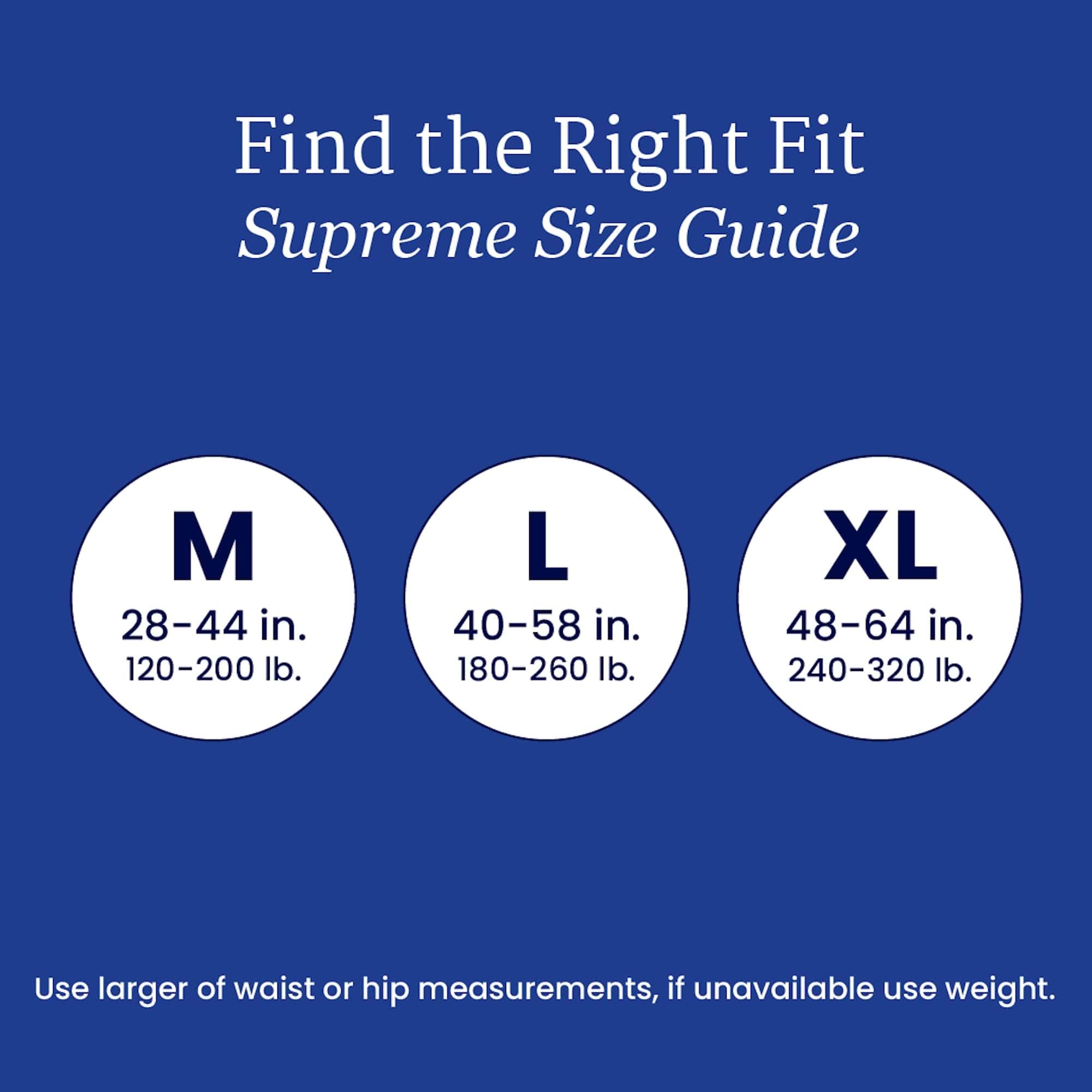 NorthShore Supreme Tab-Style Briefs for Men and Women (White, X-Large, 15 Count)