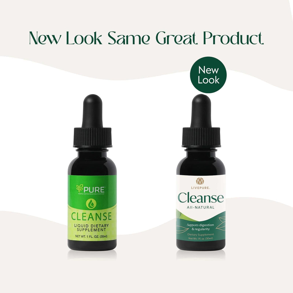 PURE Cleanse Liquid | Plant-Based Supplement Designed to Support Digestive Balance, Gut Health & Full-Body Wellness | Fast-Absorbing Herbal Formula | Vegan, Gluten-Free, Additive-Free | 1 fl oz