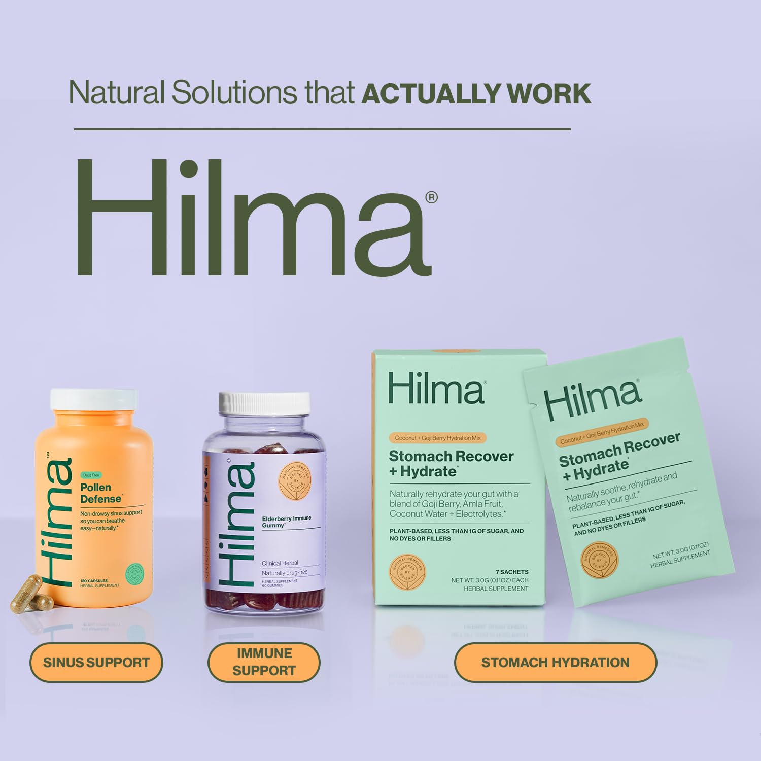 Hilma Natural Sinus Support, 120 Vegan Capsules