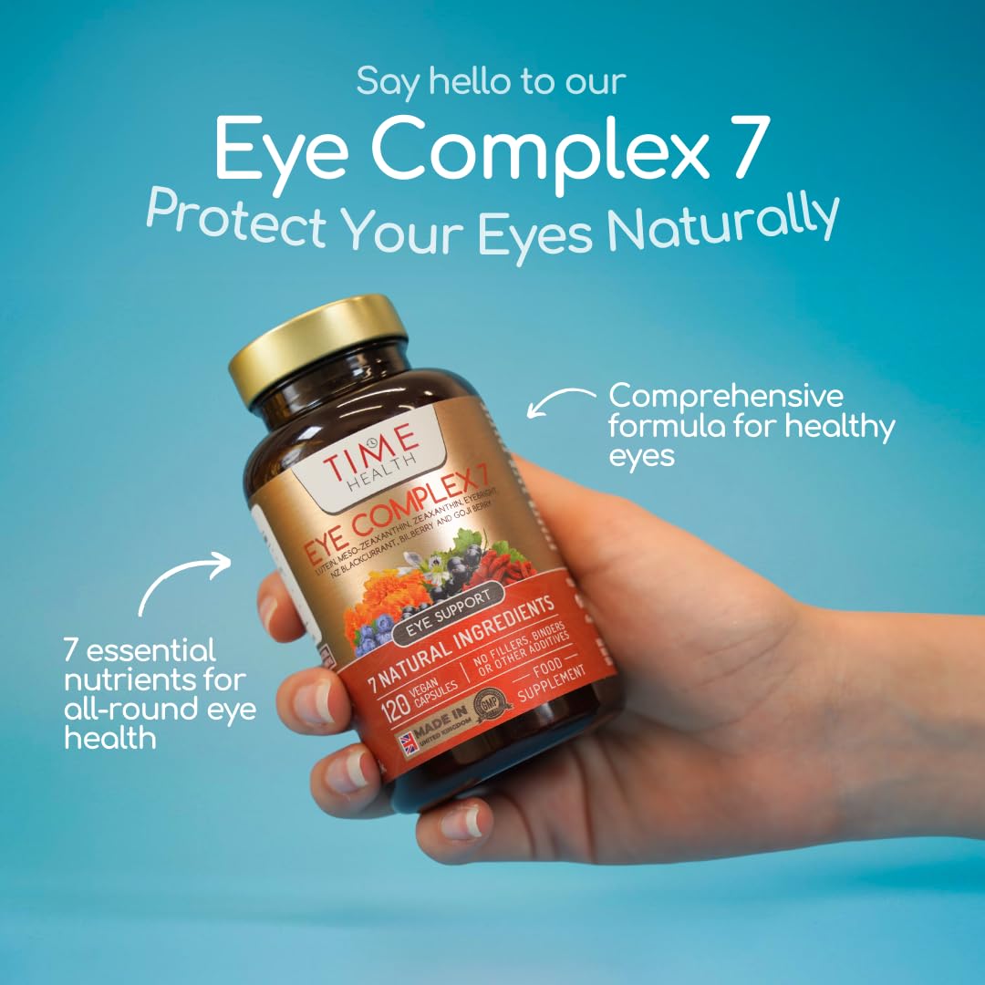 Eye Complex 7-120 Capsules - Lutein, Meso-Zeaxanthin, NZ Blackcurrant