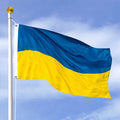 Ukraine Flag 4ft x 6ft Sewn Oxford Polyester