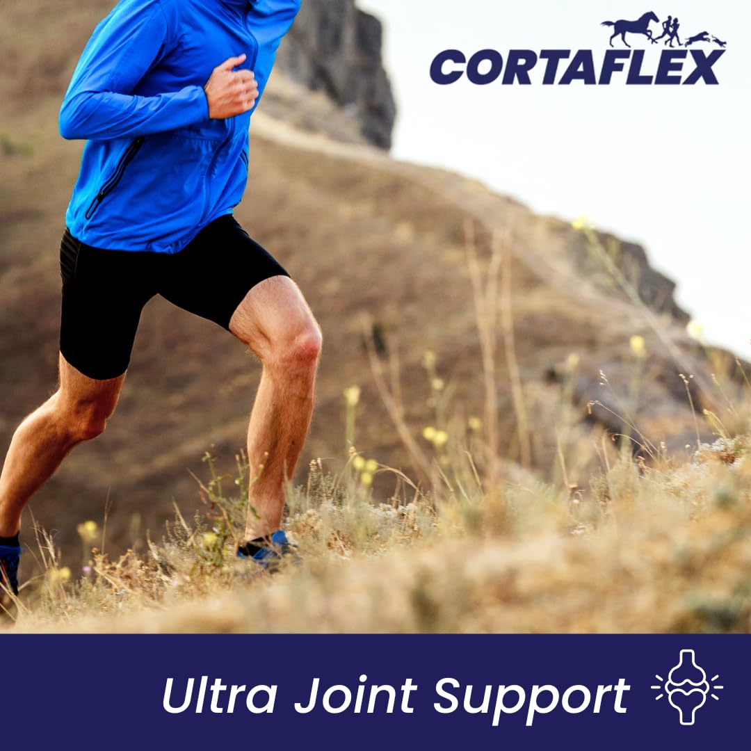 Cortaflex Ultra (60 x 450mg Tablets) Glucosamine And Chondroitin Premium Health Supplements. Comprehensive Support for Joints & Mobility. Enriched with Turmeric, Hyaluronic Acid, Vitamin C & Manganese