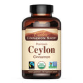 Organic Ceylon Cinnamon Capsules, USDA Certified Supplement - 180 Count