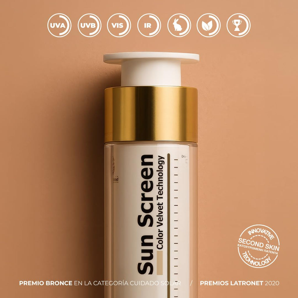 FREZYDERM Sun Screen Color Velvet FACE SPF 50+ PN: B00UHROTMG