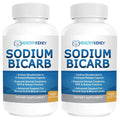 Sodium Bicarbonate 650mg Capsules Delayed Release for Supporting Normal Kidney Function & Kidney Supplement. Sodium Bicarbonate for Acid Relief, Alkalinity 120 Pills 2-Pack