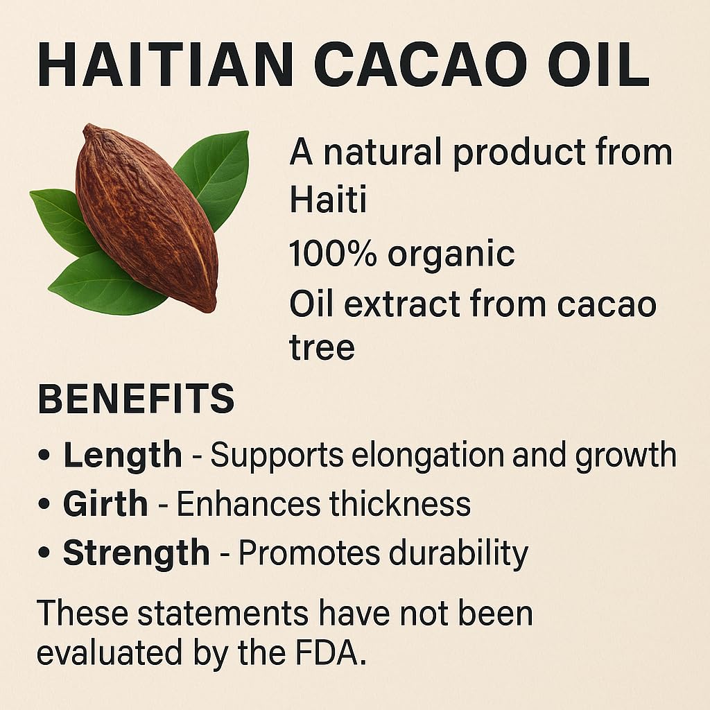 Grés Cacao Oil – 100% Pure & Organic Cold-Pressed Extract – Deeply Moisturizing Body & Massage Oil – Rich in Antioxidants & Vitamins – Chocolate Aroma –