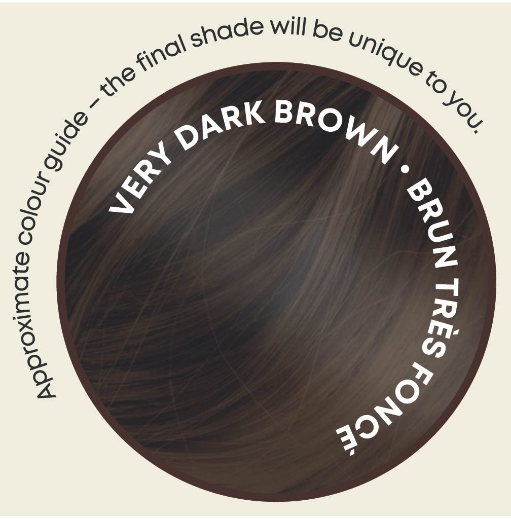 It's Pure Organic Herbal Hair Dye in Very Dark Brown 110g