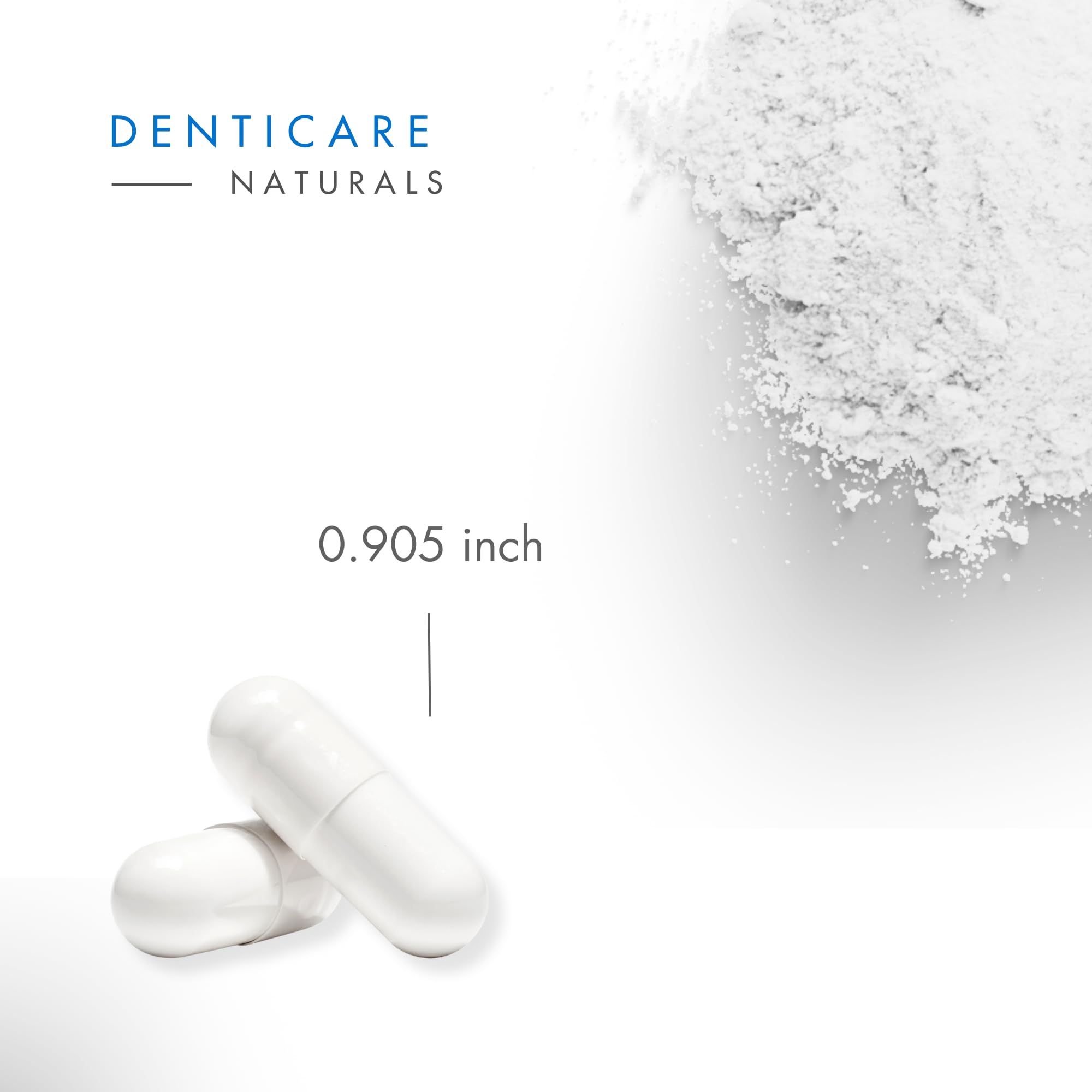 Denticare Bite-Guard for Teeth Grinding & Clenching, Calms Jaw with Magnesium - 90 Capsules (Non-GMO, Vegan)