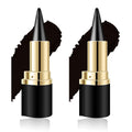 Ayky Black Eyeliner Cream, 2 Pieces Smudge Proof Gel Eyeliner, Waterproof for Daily or Party Makeup