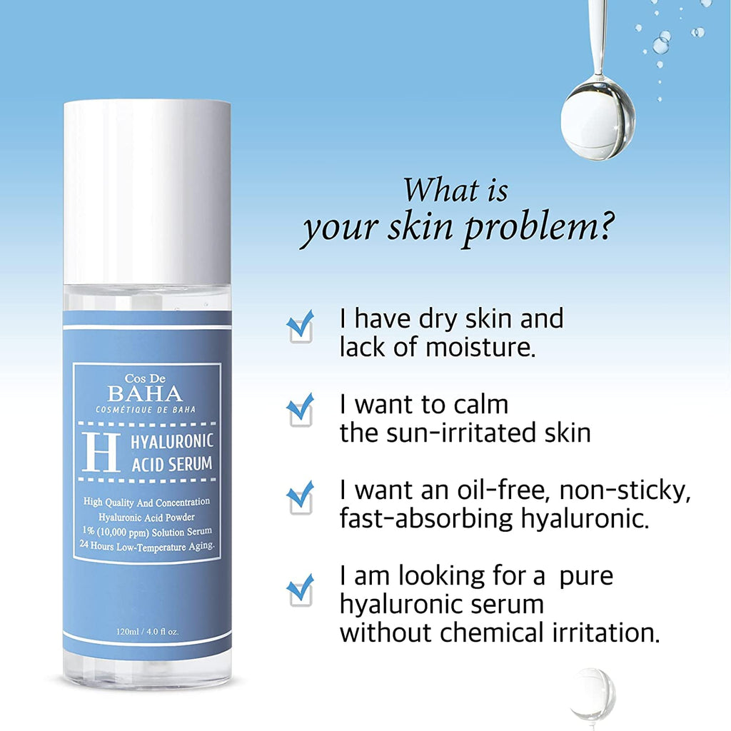 Cos De Baha Hyaluronic Acid Serum 120ml