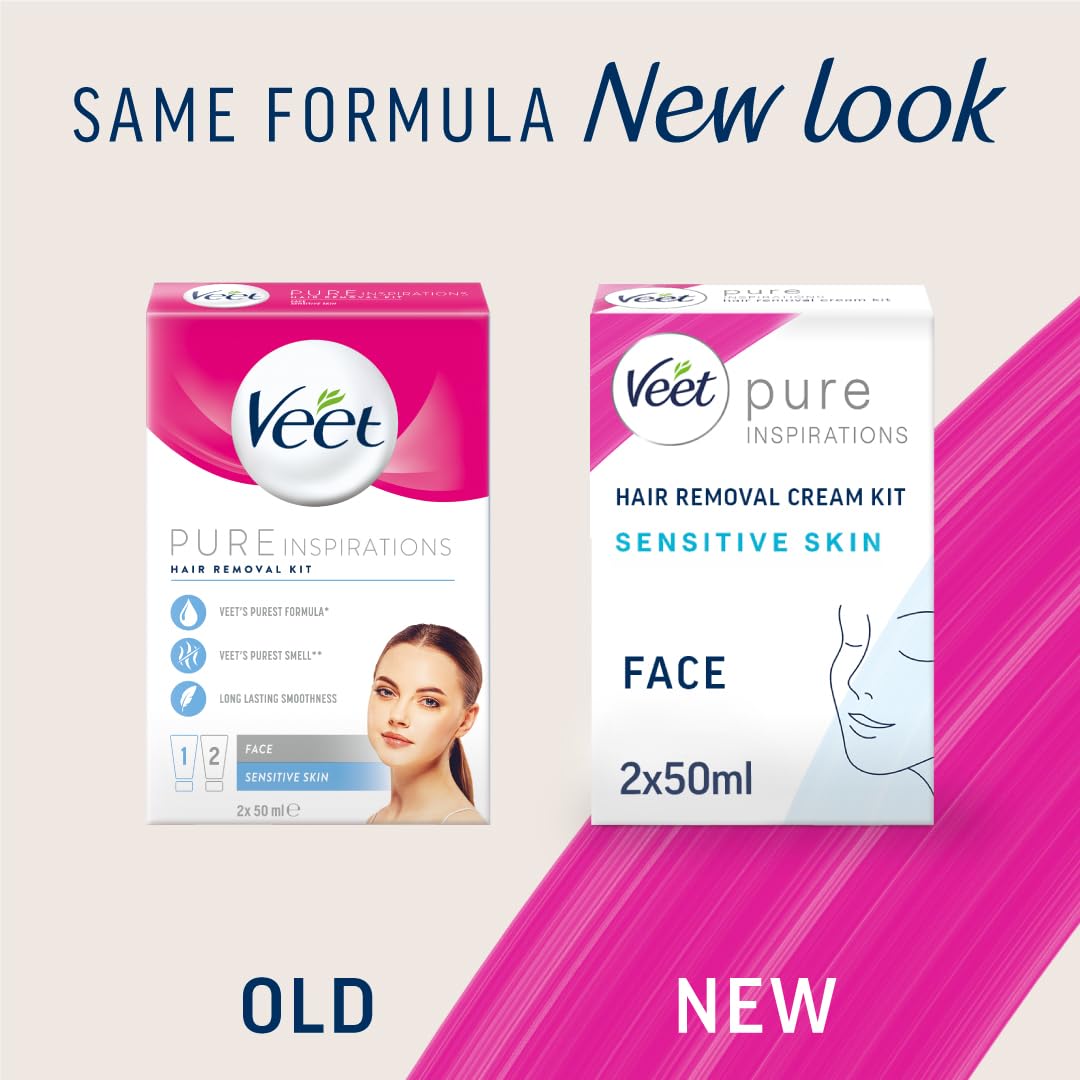 Veet Face Cream Kit Sensitive (2x50ml)