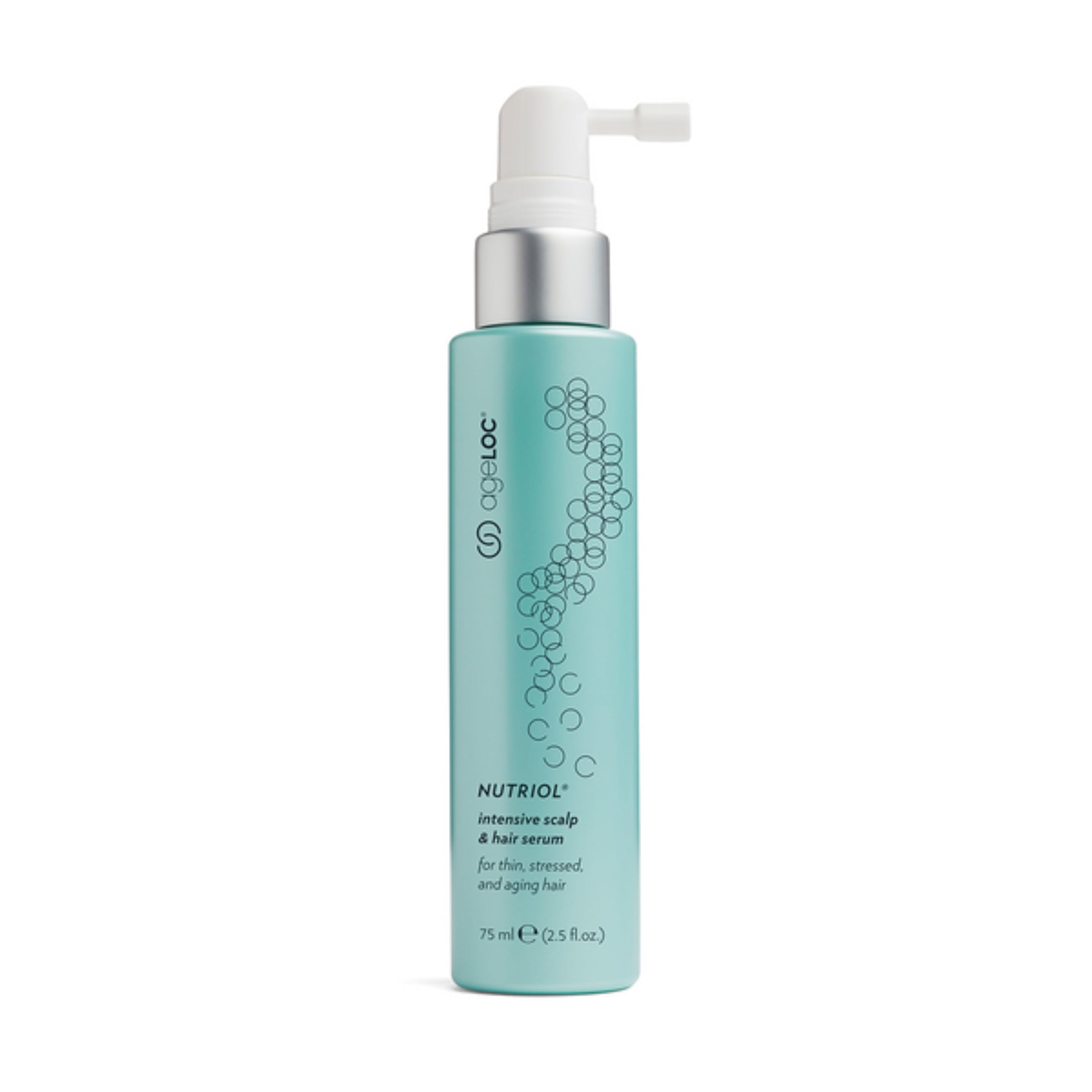 Nu Skin ageLOC Nutriol Scalp & Hair Serum | Nourishing Formula for Fuller, Thicker, and Healthier Hair | Antioxidant | Non-Greasy Serum | Scalp Care, Daily Hair Serum | 75ml