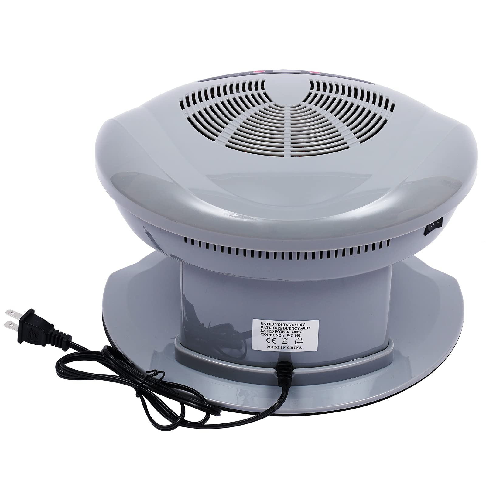 Professional Nail Dryer,400W Air Nail Fan Blower Dryer Machine with Auto Induction Warm & Cool Wind, Manicure Tool with Automatic Sensor,for Fingernail & Toenail Curing,Grey