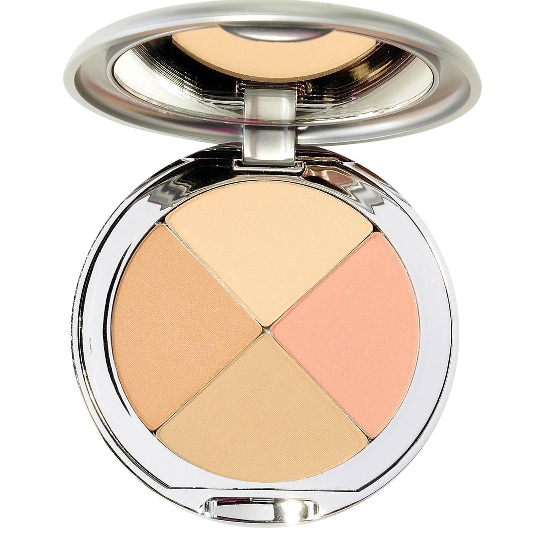 Christina Cosmetics Perfect Pigment 1 Compact – The One Minute Miracle Makeup | 8-in-1 Mineral Foundation, Concealer, Color Corrector, Eyeshadow, Blush, Bronzer, Highlighter & Contour.