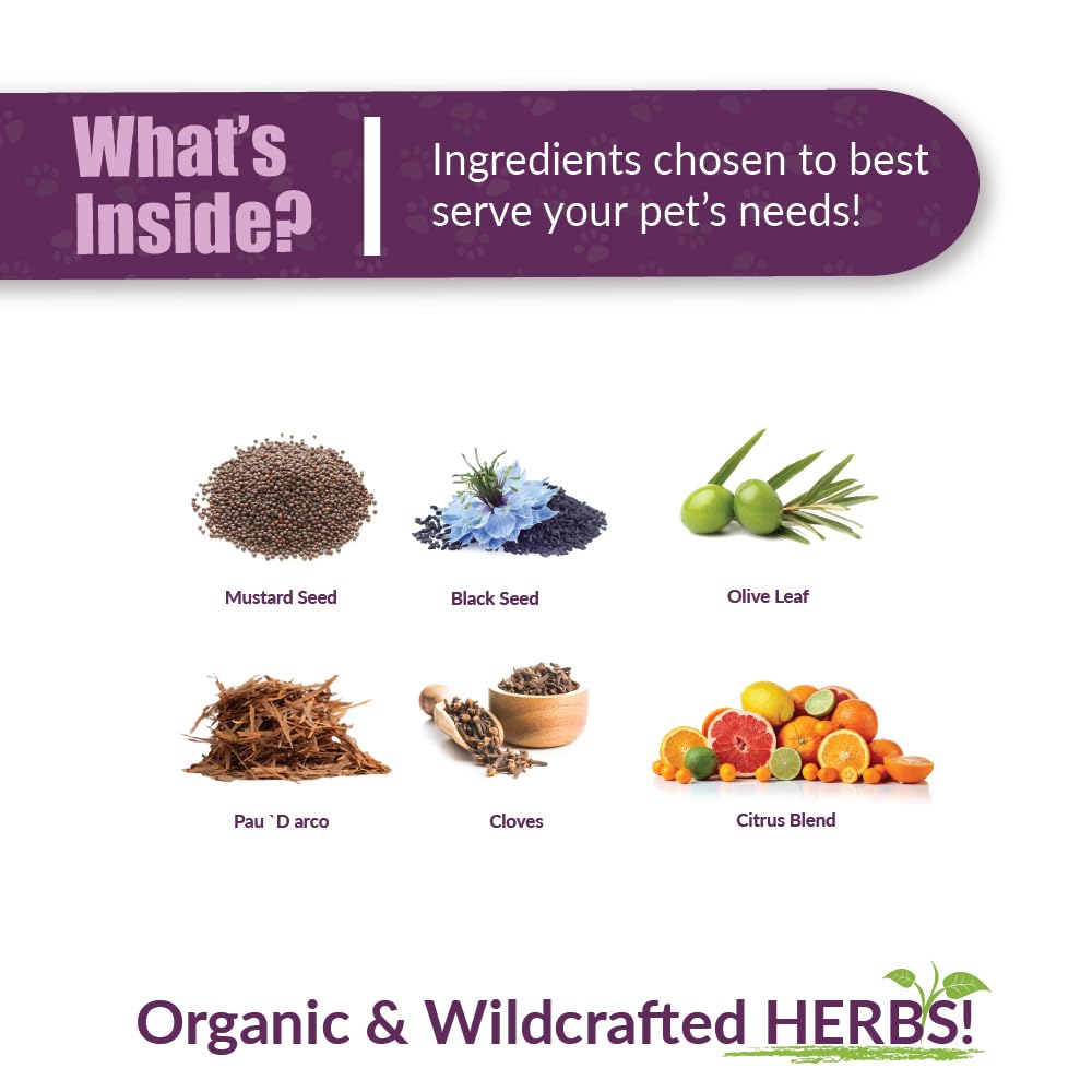Amber NaturalZ Tossa K Kennel Bark Herbal Supplements for Dogs and Puppies | Canine Herbal Blend for Respiratory Health | 1 Fluid Ounce Glass Bottle | Globally Sourced Ingredients | Made in the USA