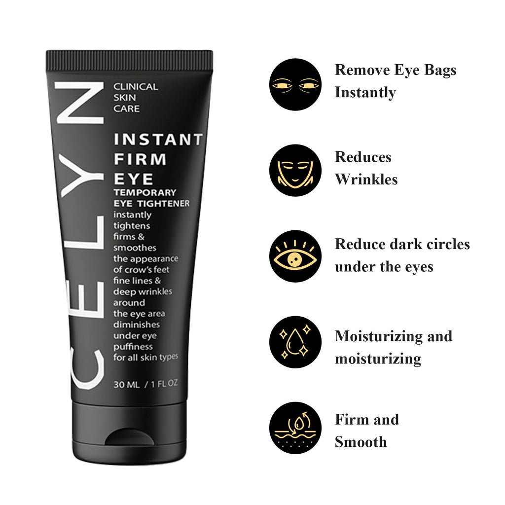 wimony Instant Eye Tightener, Eye Bag Cream Instant Firmx Eye Tightener for All Skin Eye Cream for Tightens and Smoothes for Dark Circles Fine Lines Puffiness,Fade Fine Lines (2PCS)
