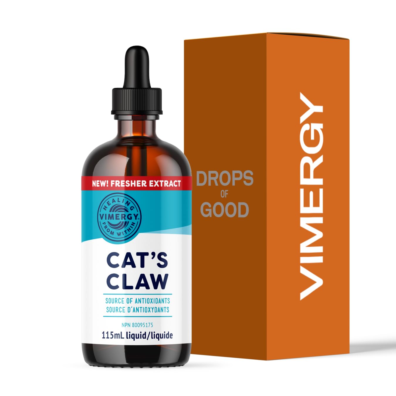 Vimergy USDA Organic Cat’s Claw Liquid – Provides Antioxidant Support* – Benefits The Immune System* – Vegan, Gluten-Free, Non-GMO – 57 Servings (115 mL)