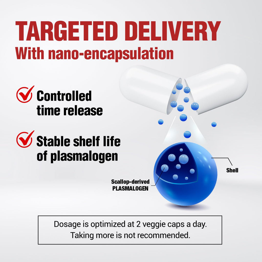 LABO Nutrition NeuroREGAIN - Scallop-derived PLASMALOGEN for Brain Deterioration, Memory, Alertness, Learning, Concentration and Other Cognitive Functions – Suitable for Seniors, Adult Men & Women