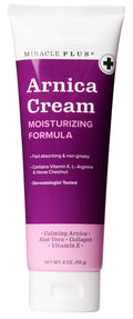 Miracle Plus Arnica Cream Bruise Relief Lotion For Bruising | Arnica Montana Extra Strength Vitamin K Cream | Moisturizing Formula Skin Care Gel With Horse Chestnut, 4 Fl Oz