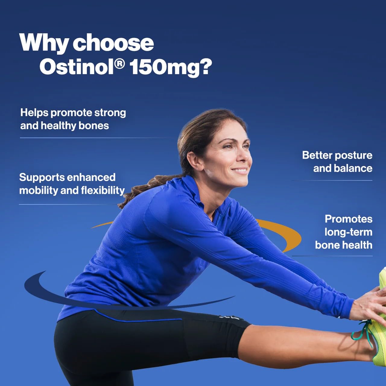Ostinol® Standard 150mg - Bone & Joint Supplement for Mild Bone and Mild Joint Support – 30 Capsules