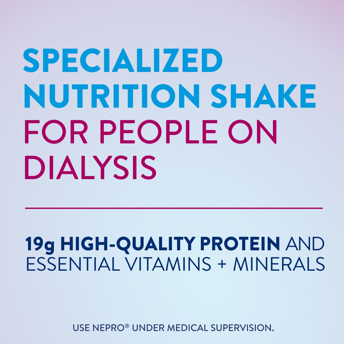 Nepro Nutrition Shake for People on Dialysis, 19g Protein, 420 Calories, Vanilla, 8 fl oz, Pack of 16
