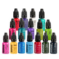 Radiant Colors Floral Tattoo Ink Set 1/2oz Bottles Kit Pigment Made in USA