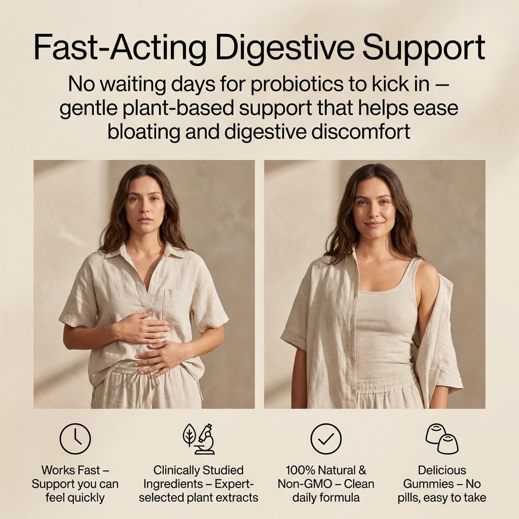 HeyRemi Debloat Gummies – Feel Less Bloated in 30 Days – Digestive Support for Women – Apple Cider Vinegar + Dandelion Root – Less Gas, Less Puffiness and Water Retention – Vegan, Non-GMO – 60 Gummies