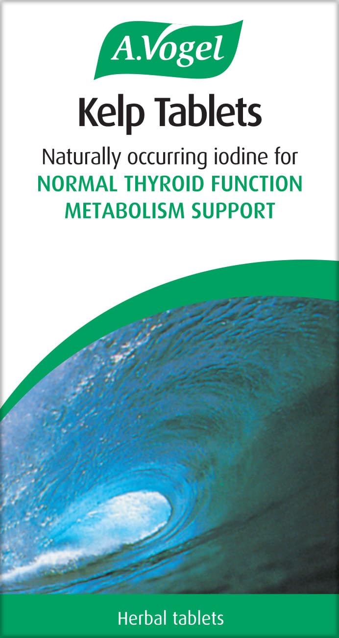 A. Vogel Kelp Tablets | Food Supplement Rich in Naturally Occurring Iodine | Supports Metabolism and Normal Thyroid Function | 240 Tablets