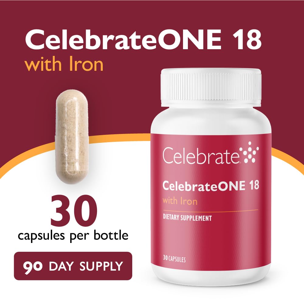 CelebrateONE Bariatric Multivitamin with Iron 18 mg, 30 Day Supply