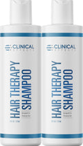 Clinical Effects Hair Therapy Shampoo – Biotin Shampoo with Anagain and Baicapil - Supports Hair Growth for Women and Men - Made in the USA - 2 Bottles
