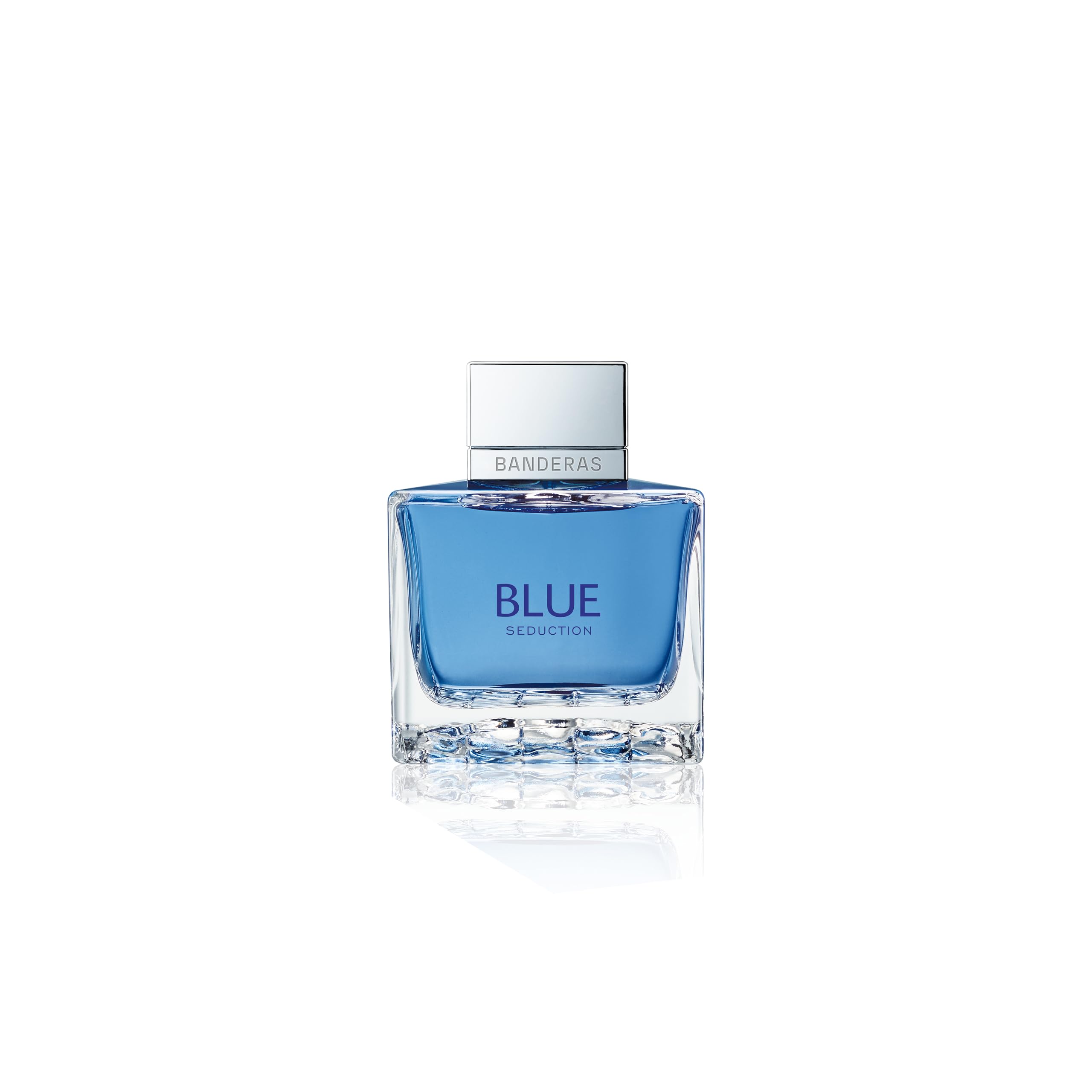 Banderas Blue Seduction Eau De Toilette for Men - Fresh, Romantic, Fruity Scent - Woody, Aquatic Notes of Apple, Sea Water - Ideal for Day Wear - 3.4 Fl Oz
